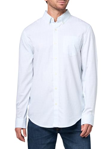 Dockers Men's Signature Shirt Long Sleeve Classic Fit with Stain Defender