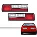 Tail Lights Assembly, w/o Bulbs, Compatible with Ford Mustang LX 1987 1988 1989 1990 1991 1992 1993, Tail lamps Rear Brake Lights Left/Right Pair
