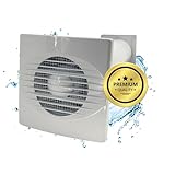 TronicXL 100m³/h Lüftungsanlage Set I 230V Wandlüfter + Rohr + Ablufthaube I Lüfter mit...