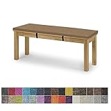 【Bankkissen Paket und Größe】 Es gibt 20 Farben, viele Größen. 5 cm Dickes. 1er-Set. Bankauflage Bankkissen Sitzauflage Sitzkissen mit Bändern können am Stuhl befestigt werden. Tipp: Aufgrund der manuellen Messung kann ein Fehler innerhalb von 2 cm auftreten.