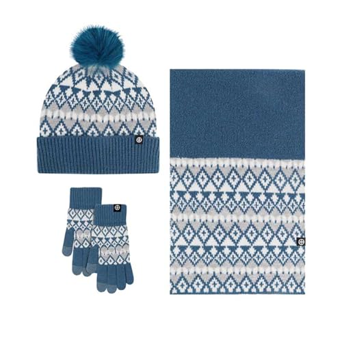 Tour de cou écharpe hiver femme et bonnet contre le froid glacial