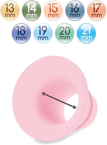 Miniatura 7 de Maymom Inserto de brida de 0.512 in compatible con Elvie SingleDouble Electric, Elvie Stride Cup (0.945 in), compatible con Medela PersonalFit Flex