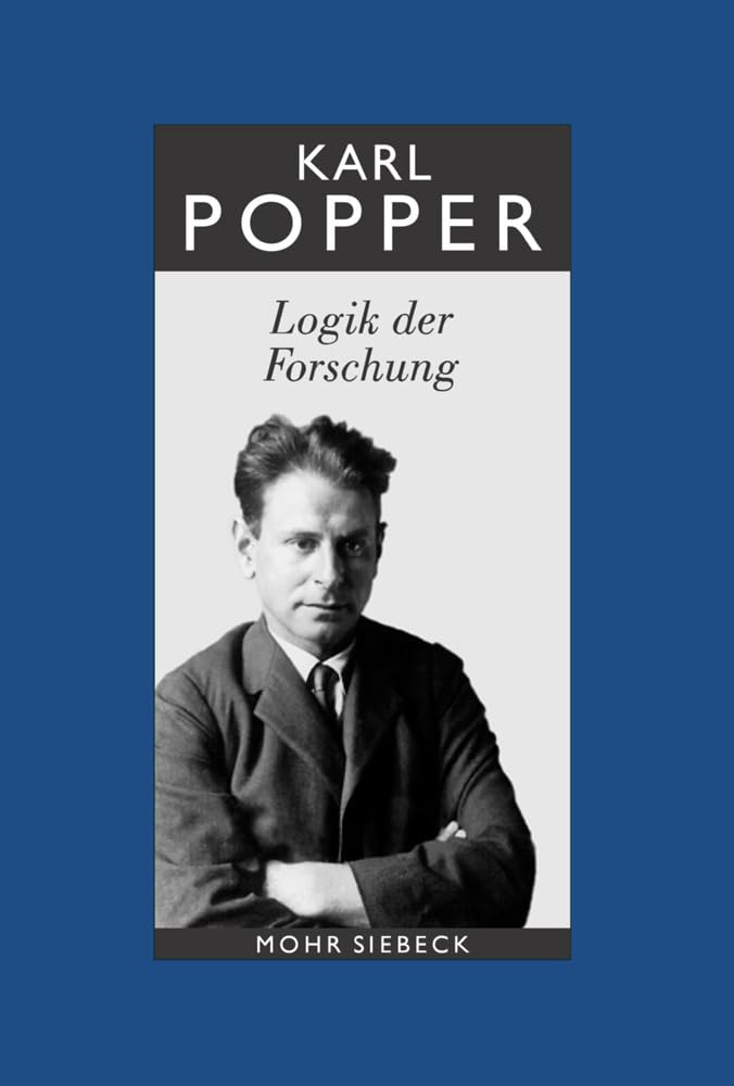 Logik der Forschung Karl Popper livre épistémologie et théorie de la connaissance scientifique