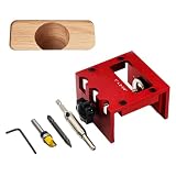 Door Latch Template - Aluminium Mortise Jig Tool with Clamp