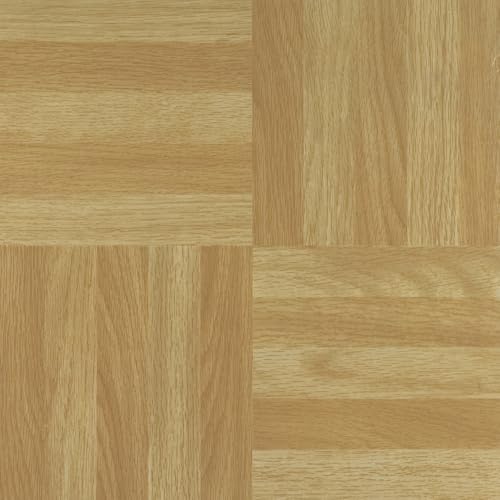 PowerSellerUSA Tivoli Self Adhesive Vinyl Floor Tiles, 45 Pcs Contemporary Peel and Stick Tile, 12