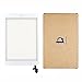 White Glass Screen Digitizer Complete Full Assembly for iPad mini & mini 2 with IC Chip, Home Button, OEM Adhesive