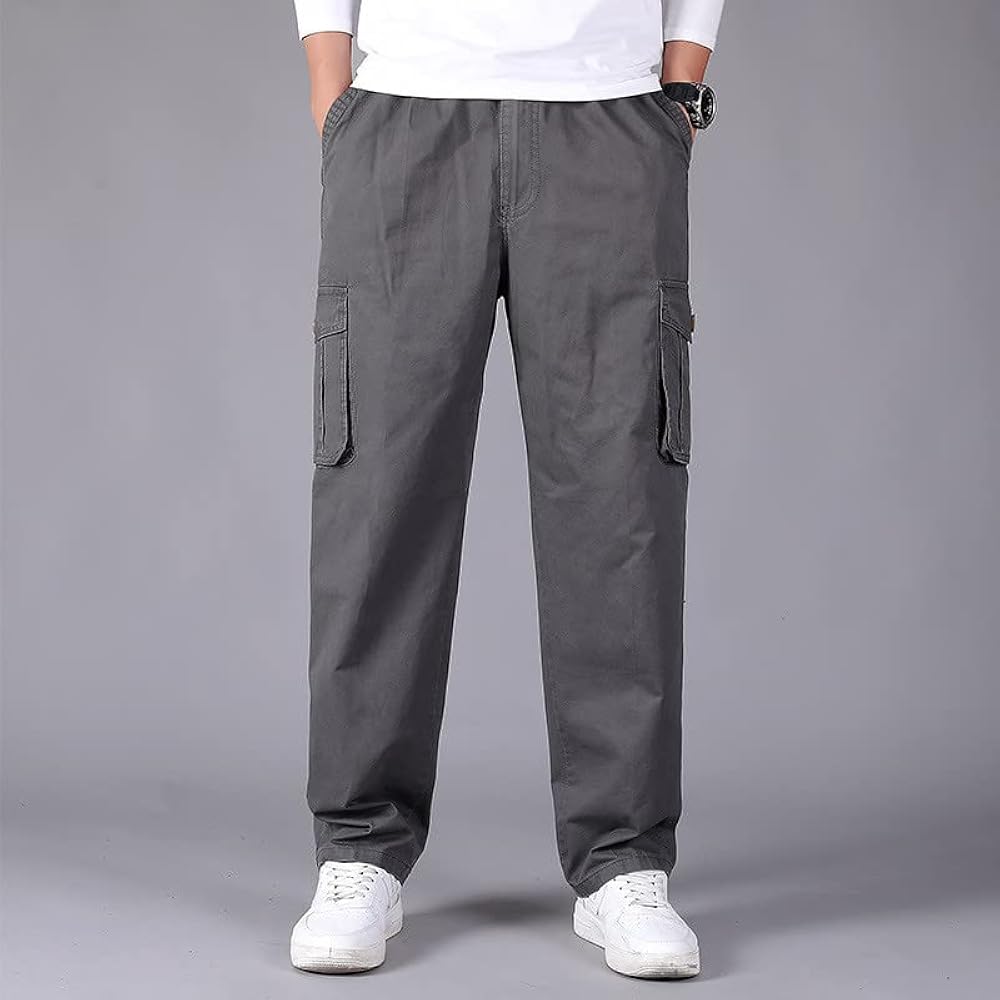 【Anyone more】Radin Pocket Cargo Cotton Pants Amazon.com: Cargo Pants with Side Pocket for Men Casual