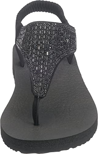 Skechers Women's Meditation - Rock Crown Flats Sandals4