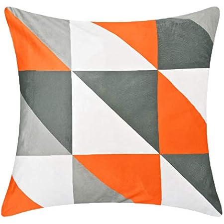 red orange cushions