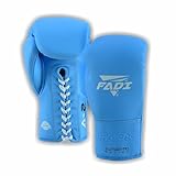 Fadi Sports A2 Lace Up Boxing Gloves for Men and Women, Full Grain Cowhide Leather Professional Training and Sparring Gloves for Heavy Bag, Muay Thai, Kickboxing and MMA