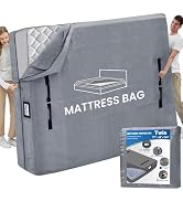Mattress Bags for Moving and Storage, BETU Twin Mattress Protector Waterproof Mattress Cover with...
