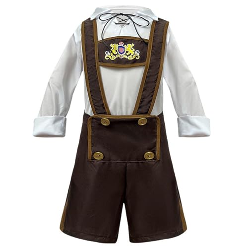 Tenue à thème Oktoberfest pour enfants robe blanche de festival L