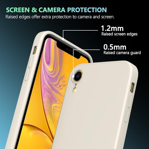 Image of for iPhone XR Case White, Scratch Resistant with Soft Touch, Slim Thin Phone Cover for iPhone XR 6.1 inch