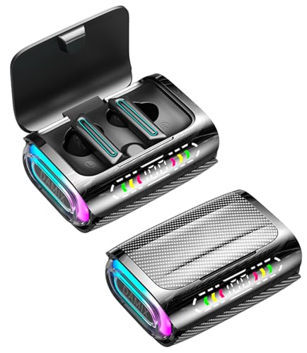 Image of True Wireless Earbuds, 2024 Bluetooth Headphones 5.3 Earbuds, Waterproof Touch Control Ear Buds in-Ear Built-in Mic, with LED Power Display, IP7 Waterproof Earphones Sport Headset - Model 44