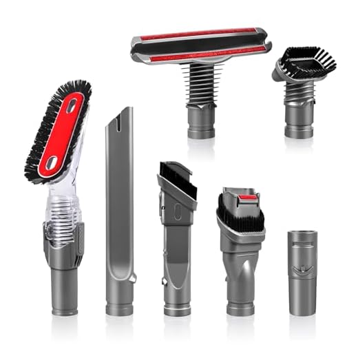 KEEPOW 7 Stück Zubehör Set Ersatzteile für Dyson DC24 DC25 DC33 DC35 DC37 DC39 DC40 DC44 DC45 DC48 DC58 DC59 DC62 DC65 V6 Tier Hand Angefasst Staubsaugerbürsten Werkzeugaufsätze Set
