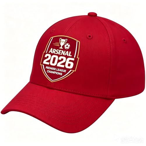 Image of Arsenal 2026 Champions Cotton Baseball Cap – Tribute Adjustable Dad Hat with Embroidered Champions 2026" for Adult Unisex