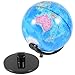 KISEER Rotating World Globe 10 Inch Spinning Earth Globe with Stand for Kids Learning Geography Classroom Education or Office Home Decorations