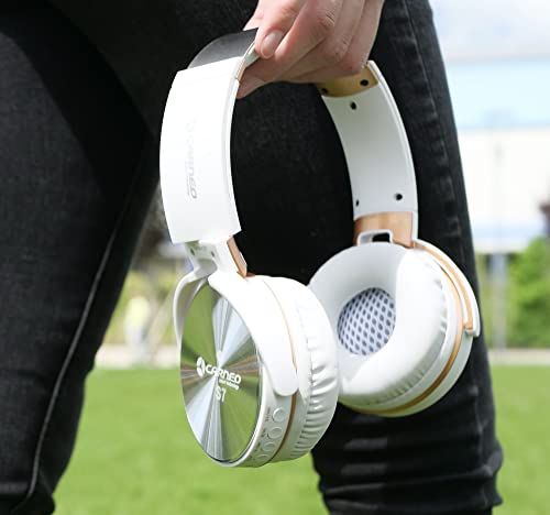 Carneo S7 Weiß, Bluetooth kabellose Over Ear Kopfhörer, Freisprechbearbeitung von Telefonanrufen, MP3-Player und FM… - Image 4
