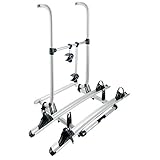 Aufrüstbar auf 4 Stück, Tragkraft max: 60 kg, Material: eloxiertes Alu-Rohr, Montage: Heckmontage, Anzahl Fahrräder: 2 Stück, Ausführung: Standard, Farbe: silber, Gewicht: 9 kg