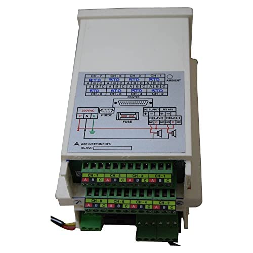 8 Channel Data Logger with 21CFR Software for Pharmaceutical Industries, Freezers, Cold Chains, Autoclaves, Chemical Industry Alongwith Factory Calibration Certificate Model: AI-800S