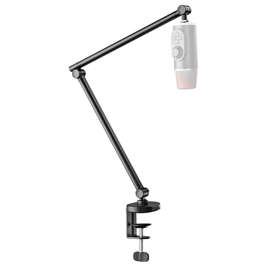 Audio Array AA-20 Microphone Arm Stand | 81cm Reach | Premium light weight & slick design | Flexible height & position adjustments | 1kg Weight Capacity | 5/8" to 3/8" Screw Adapter | Cable Ties