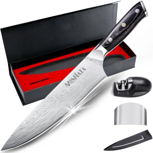MOSFiATA 8' Super Sharp Professional Chef's Knife...