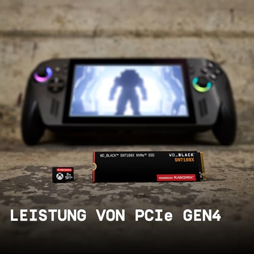 WD_Black SN7100X NVMe SSD 4TB (Gebaut für ROG Xbox Ally (X) & PC, Lesegeschwindigkeiten bis zu 7.000 MB/s, internes Solid-State-Laufwerk, offiziell lizenziert für ROG Xbox Ally (X) Gaming) – Ansicht 5