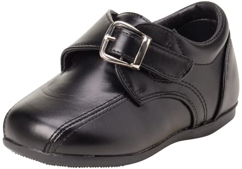 Image of Josmo Baby Boys' Dress Shoes - Casual Leatherette Derby Walking Shoes (Infant/Toddler)