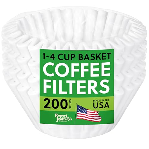 4 Cup Basket Coffee Filters (200 White)