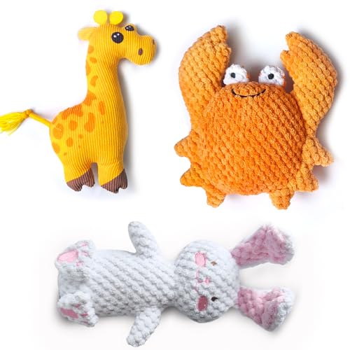 Juguete de peluche con chirriador para perros pequeños y medianos