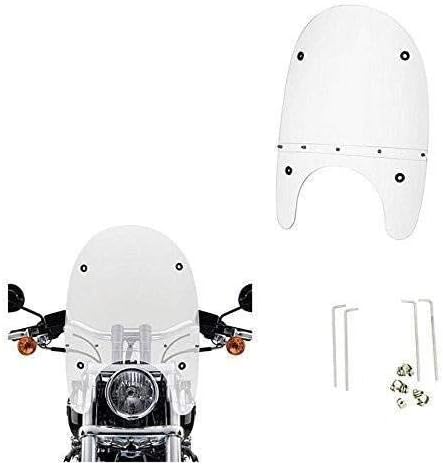 OZANGO Bike Fiber Glass Front Windshield/Wind Shield White for RE Thunderbird 350