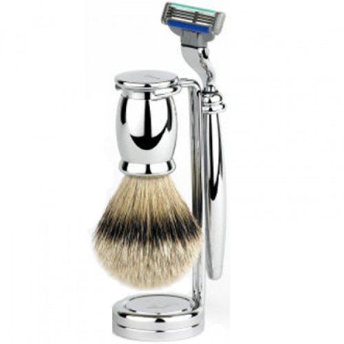 Set di 3 rasoi cromati EDWIN JAGGER