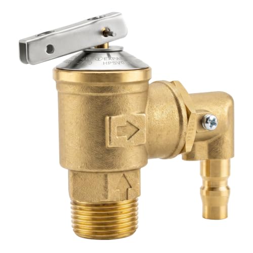 Image of 100 PSI RV Tankless Water Heater Pressure Relief Valve, Replacement Valve for RA77RV