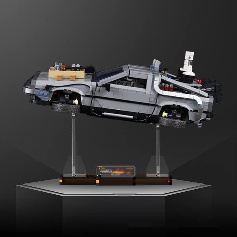 FYHCY Standard kompatibel mit Lego 10300 Back to The Future Series Time Machine Automodell, 5 mm Acrylständer kompatibel… – Bild 4