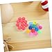 UPKOCH 100pcs Colored Raffle Balls Numbered Balls from for Bingo Lottery Games and Party Decorations Plastic Entertainment Spheres for Family Fun
