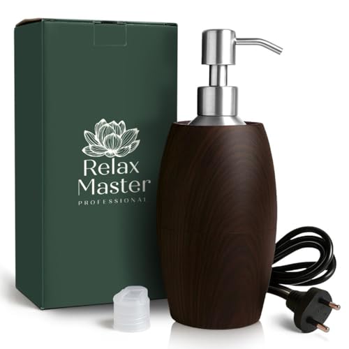 Massageölwärmer Holzoptik - Relax Master® - Professionelles Elektrisches Massagegerät – Ölwarmer - Massagesalons - Guasha - Wellness - Spa