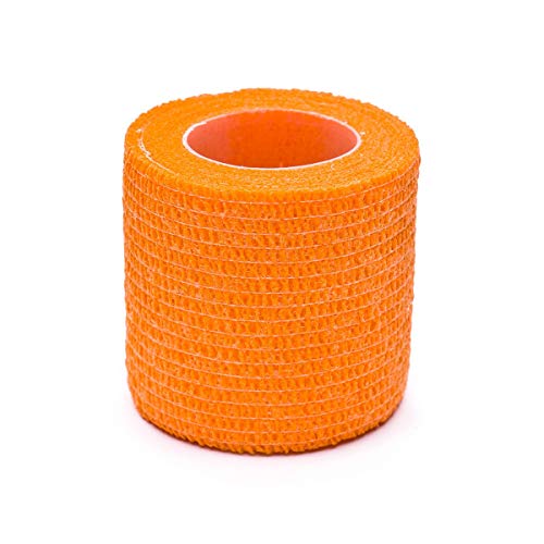 SP Fútbol sujeta espinilleras 5cmX4,6m, Tape, Naranja