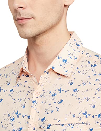 Image of Spykar Men's Printed Slim Fit Shirt