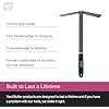 Yard Butler Terra Garden Hand Tools - Weeding Hand Tiller Tool for Efficient Gardening - Weed Remover Tool for Lawn & Garden Care - Durable Gardening Accessory, Mattock