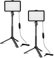 Kit Duplo De Luz Led Usb C/Filtro Colorido P/Gravar Vídeos Fotos luz de led Para Gravação de Vídeos, Fotos(KIT)