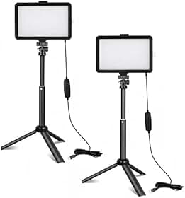Kit Duplo De Luz Led Usb C/Filtro Colorido P/Gravar Vídeos Fotos luz de led Para Gravação de Vídeos, Fotos(KIT)