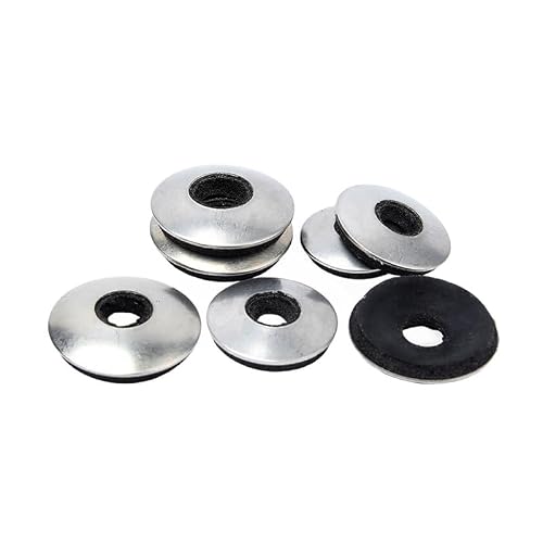 MOOPW - MOOPW Rondelles de fermeture Acier inoxydable 304 Collé Scellage Joint Composite Imperméable Rondelles d'étanchéité M10 x 25mm 50 Pcs