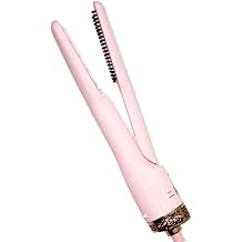 FoxyBae Wet-to-Slay 2-in-1 Hot Air Styler - Ceramic Dryer & Straightener - Fast Styling - Boar Hair Bristles - Ionic & Tourmaline Tech - Anti-Frizz & Less Heat Damage - 98F - 257F Temp Blush