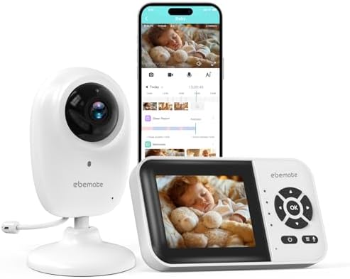 ebemate WiFi Video Baby Monitor,2.8