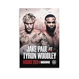 Jake Paul Vs Tyron Woodley Canvas Art Poster And Wall Art Picture Print Modern Family Bedroom Decor Posters 08x12inch(20x30cm)