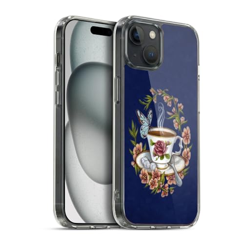 Carcasa iPhone 15 Plus antigolpes funda de gel suave diseño vintage