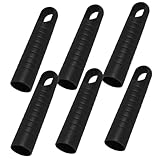HAPINARY 6pcs Floor Mop Handle Replacement Broom Handle Grip End Cap for Dustpan Mop Stick