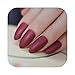 Produktbild Einfache Nagelaufkleber Glitter Pink Nude Französische Ballerina Falsche Nägel Farbverlauf Natürliche Presse auf gefälschte Nägel Tipps Tägliches Büro Finger Wear-L5116-,