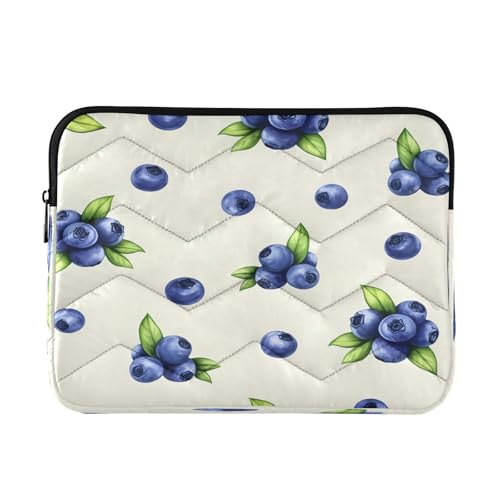 Funda para portátil azul con protección acolchada tamaño grande miniatura 1