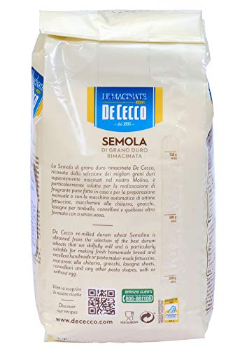 De Cecco - Farine Semoule DE BLE DUR 1KG